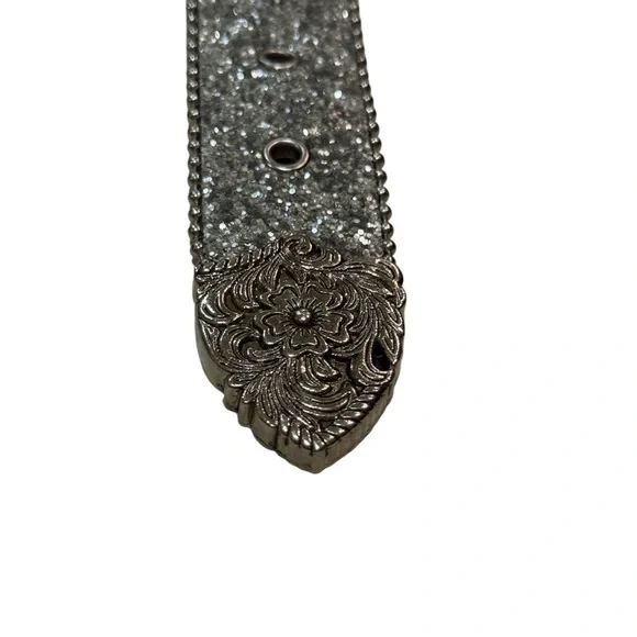Buckle Glitz Rhinestone Belt - Picture 7 of 16